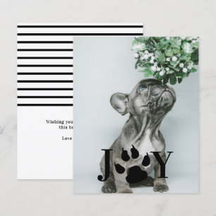 Cartões de foto de Natal de Impressão do Cachorr