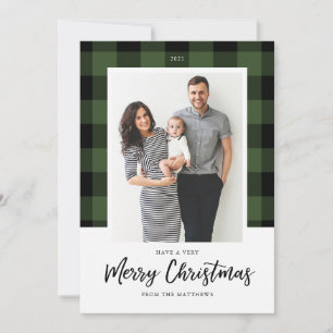 Cartões de foto de Natal de Verificação de Buff