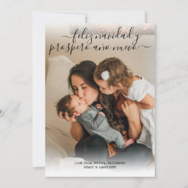 Cartões de foto de Natal Feliz Navidad Modern