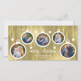 Cartões de foto de Natal, Feriados, Ornamentos