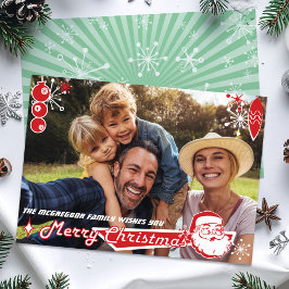 Cartões de foto de Natal Horizontal Moderno do Séc