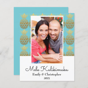 Cartões de foto de Natal Mele Kalikimaka