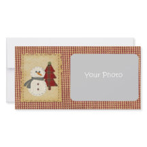 Cartões de foto de Natal para mastigar