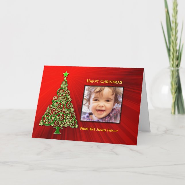 Cartões de foto de Natal Personalizado (Frente)
