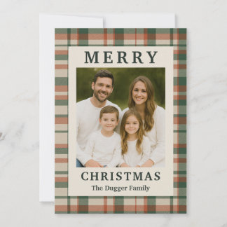 Cartões de foto de Natal Personalizado de Xadrez R