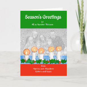 Cartões de foto de Natal personalizável