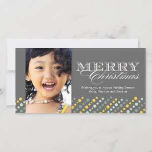 Cartões de foto de Natal personalizável