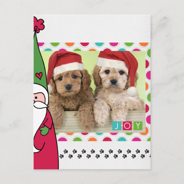 Cartões de foto de Natal Pet (Frente)