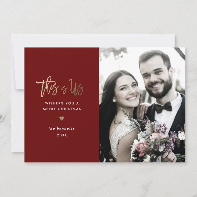 Cartões de foto de Natal *Somos Nós* (Frente)