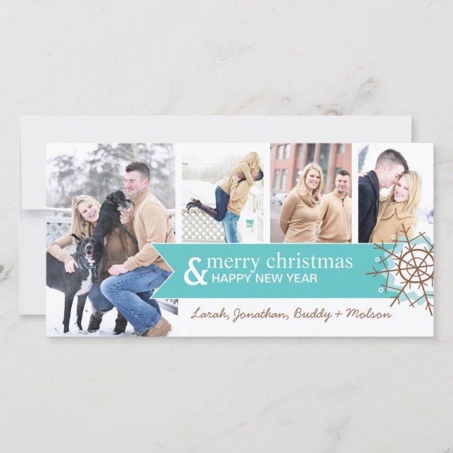 Cartões de foto de Natal Whimsical (Frente)