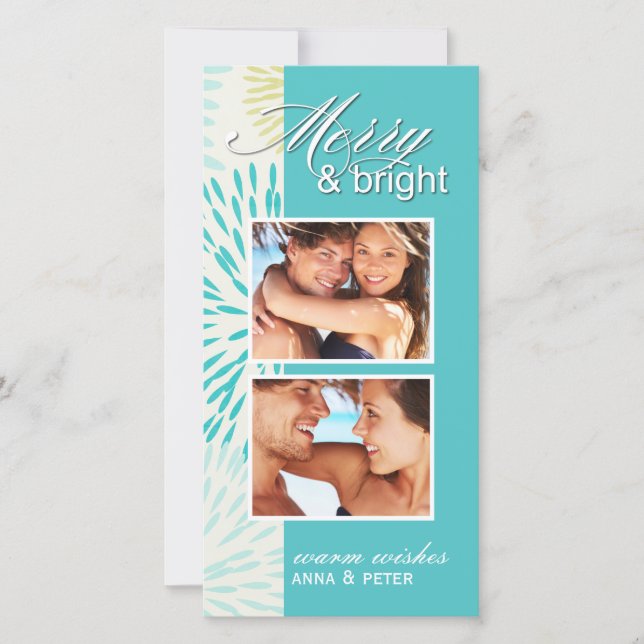 Cartões de foto de Natal Whimsical (Frente)