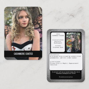 Cartões de Foto de Personagens Coscards Premium de