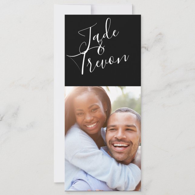 Cartões de Foto de Salvar a Data (Frente)