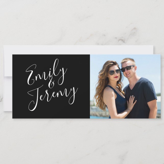 Cartões de Foto de Salvar a Data (Frente)