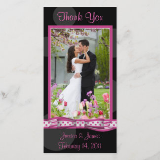 Cartões de fotos de Bolinhas personalizável
