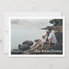 Cartões de fotos de Borda Nome Grande da Família N