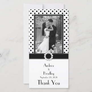 Cartões de fotos de Foto de Casamento da Bolinhas 