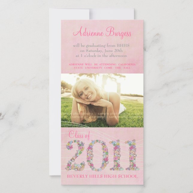 Cartões de fotos de Graduação de 2011, Classe de B (Frente)