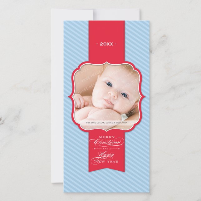 CARTÕES DE FOTOS DE NATAL: lapela 5P (Frente)