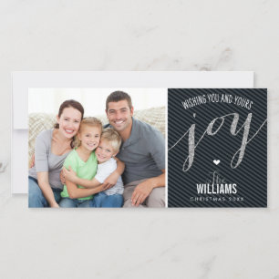 CARTÕES DE FOTOS HOLIDAY rispado tipo brilho joy p