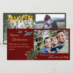 Cartões de fotos natais vintages