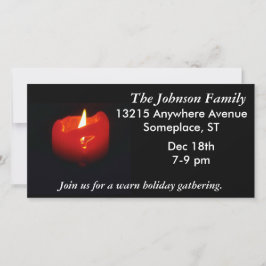 Cartões de fotos - reunião quente de férias