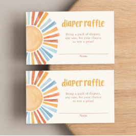 Cartões de fralda de bolso azul-amarelos