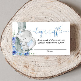 Cartões de fralda de chá de fraldas de elefante