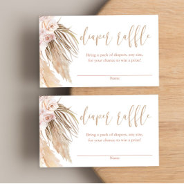 Cartões de fralda de chá de fraldas de erva Pampas