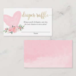 Cartões de fralda de dia de os namorados de ouro c