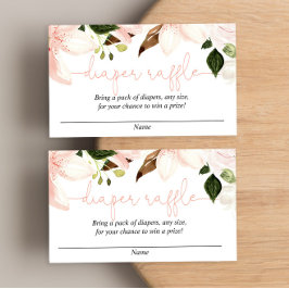 Cartões de fralda de lírios-lírios-lírios-chá de f