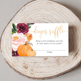 Cartões de fralda para bombas de burlagem floral