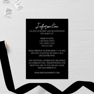 Cartões de gabinete de casamento