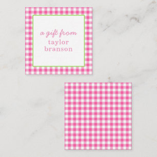 Cartões de gabinete de presente personalizados par