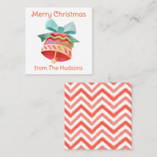 Cartões de gabinete de presentes de cela natalina