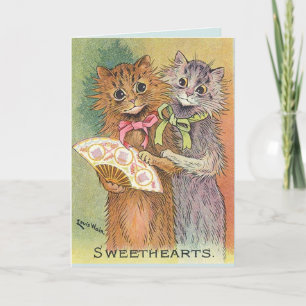 CARTÕES DE GATOS ROMÂNTICOS DE ANIVERSÁRIO