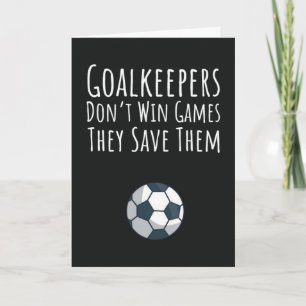 Cartões de Goleiro de Futebol Jogador de Futebol G