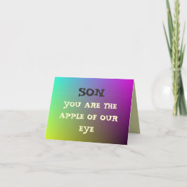 Cartões de Graduação "Apple of Our Eye"