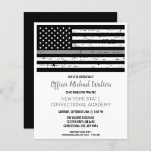 Cartões de Graduação do Oficial de Correção Orçame