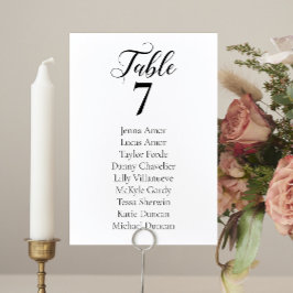 Cartões de Gráfico de Casamento Minimalista Elegan