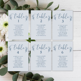 Cartões de Gráfico Floral de Casamento Simples Boh