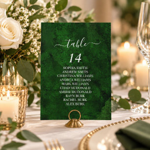 Cartões de Gráficos de Caligrafia Verde e Silver