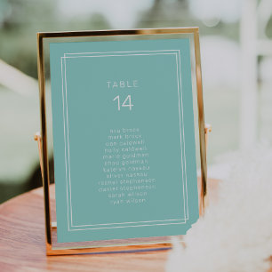 Cartões de Gráficos de Casamento Verde da Casa da