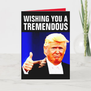 CARTÕES DE GREETING DE ANOS NOVOS DE TRUMP DONALD
