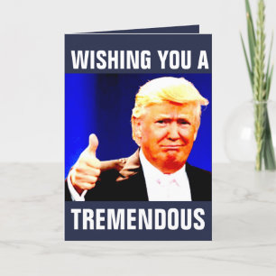 CARTÕES DE GREETING DE ANOS NOVOS DE TRUMP DONALD