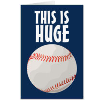 CARTÕES DE GREETING DE BASEBALL DE ANIVERSÁRIO JUM