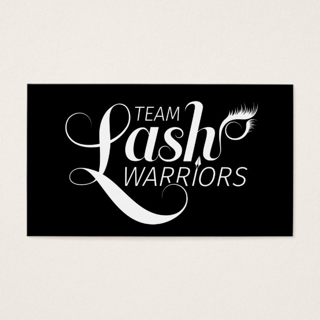 Cartões de guerreiros Team Lash (Frente)