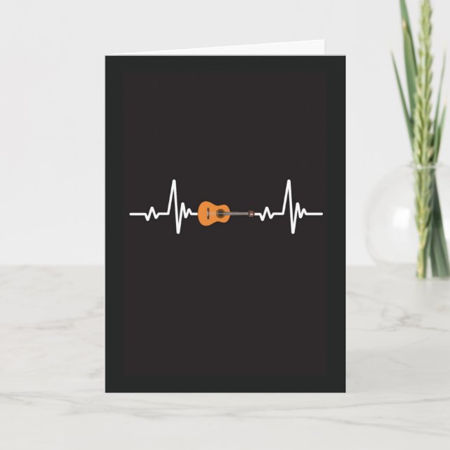 Cartões de Guitarra Guitarrista de Rock And Roll M (Frente)