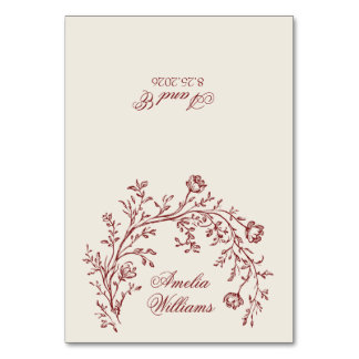 Cartões de Identificação de Assento de Casamento B