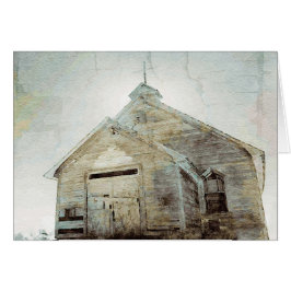 Cartões de igreja abandonados